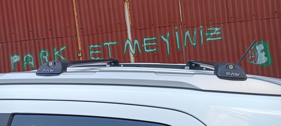 For Ford EcoSport 2018-2025 Roof Rack Cross Bars Flush Rail Alu Silver