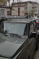 For Suzuki Jimny 2018-2025 Roof Basket Cargo Carrier Black-7