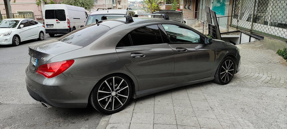 333. Kompatibel mit abschließbaren Aluminium-Dachträgern für Fahrzeuge mit Standarddach Toros Pro 3 Black