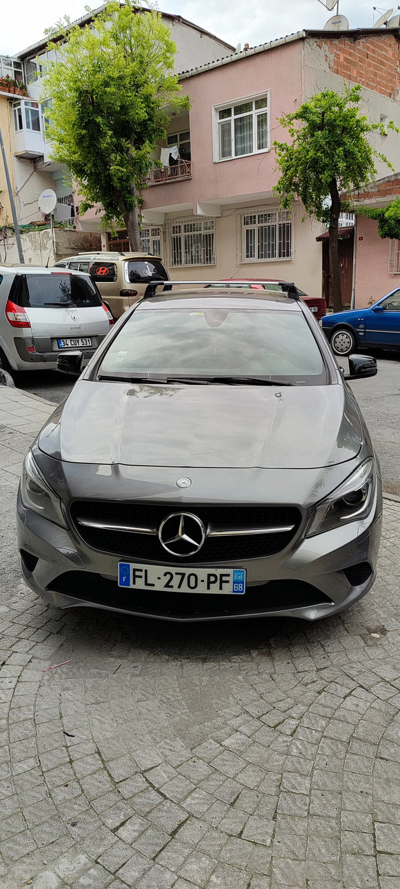 333. Kompatibel mit abschließbaren Aluminium-Dachträgern für Fahrzeuge mit Standarddach Toros Pro 3 Silver