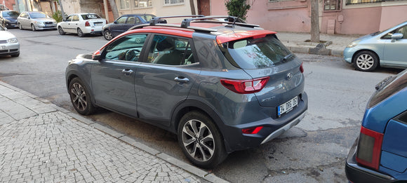 111. Kompatibel mit abschließbaren Aluminium-Dachträgern für Fahrzeuge mit Standarddach Toros Pro 1 Silver