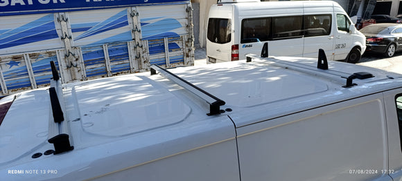 For Ford Transit Custom 2023-2025 Ladder Roof Racks Cross Bars Carrier 2 Qty