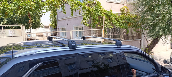 For Mitsubishi Outlander Phev 2023-2025 Roof Rack Cross Bars Flush Rail Alu Silver