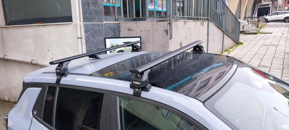 For Jeep Avenger 2022-2026 Roof Rack Cross Bars Normal Roof Black