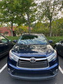 Für Toyota Highlander 2014–19 Dachträger, Querträger, Metallhalterung, bündige Schiene, Alu, Silber-4