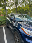 Für Toyota Highlander 2014–19 Dachträger, Querträger, Metallhalterung, bündige Schiene, Alu, Schwarz-3