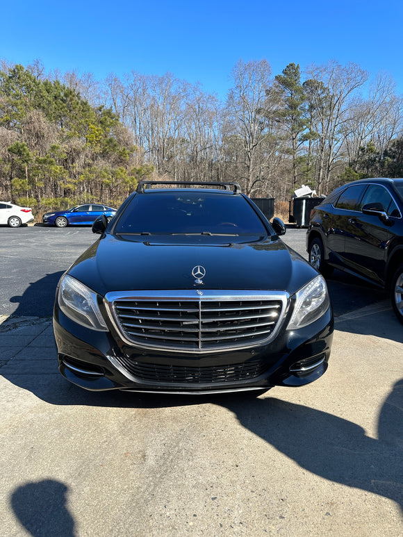 For Mercedes S-Class W222 2014-2020 Roof Rack Cross Bars Fix Point Silver