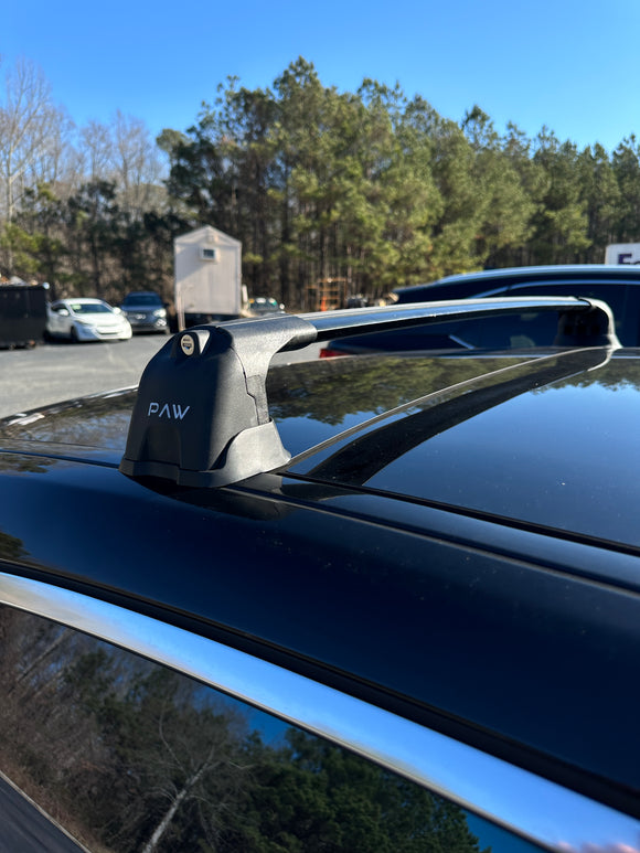 For Mercedes S-Class W222 2014-2020 Roof Rack Cross Bars Fix Point Black