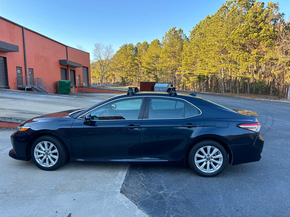 For Toyota Camry 2018-2025 Roof Rack Cross Bars Normal Roof Black