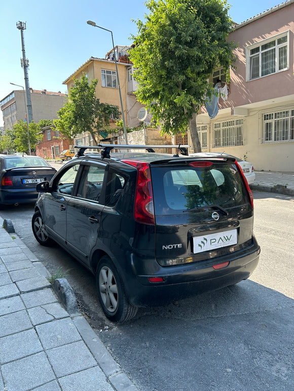 For Nissan Note E12 2014-2020 Roof Rack Cross Bars Normal Roof Alu Black