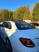 For Mercedes E Sedan W213 2017-2023 Roof Rack Cross Bars Fix Point Black-8