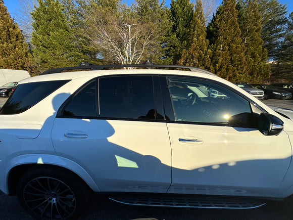 For Mercedes M W166 2011-2015 Roof Rack Cross Bars Raised Rail Silver