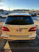 For Mercedes M W166 2011-2015 Roof Rack Cross Bars Raised Rail Black-6