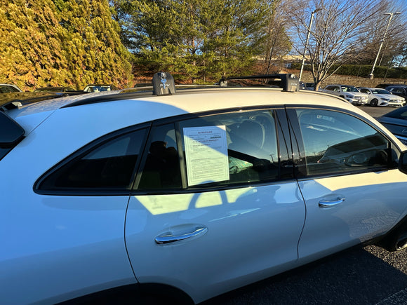 For Mercedes GLA (H247) 2020-2025 Roof Rack Cross Bars Flush Rail Silver