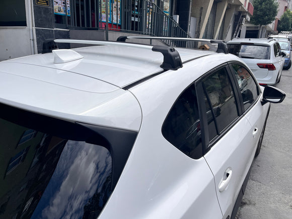 For Mazda CX-5 KF (2017-2025) Roof Rack Cross Bars Fix Point, Silver
