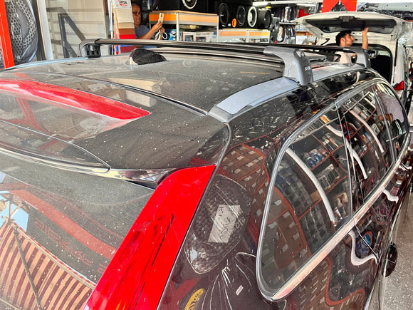 For Volvo XC60 2008-2017 Roof Rack Cross Bar Flush Rail Alu Silver