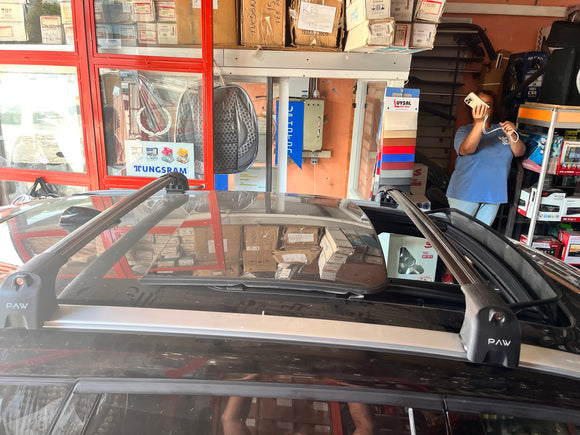 For Volvo XC60 2008-2017 Roof Rack Cross Bar Flush Rail Alu Silver