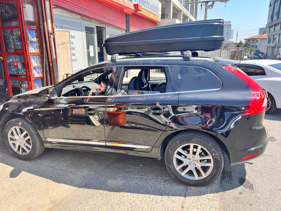 For Volvo XC60 2018-2025 Roof Rack Cross Bar Flush Rail Alu  Silver