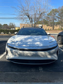 For Lucid Air 2020-2025 Roof Rack Cross Bars Fix Point Alu Black-8