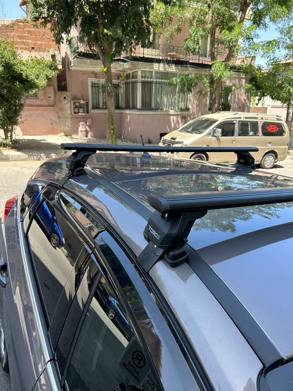 For Ford Focus HB (C519) 2018-2025 Roof Rack Cross Bars Normal Roof Alu Silver