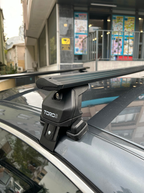 For Bmw 5 Sedan (E60) 2003-2010 Roof Rack Cross Bars Normal Roof, Silver