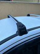 For Peugeot 207 2006-2012 Roof Rack System Carrier Cross Bars Aluminum Black-4