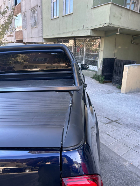 For Toyota Hilux Mk8 Roof RackSystem, Aluminium Bed Rack Cross Bar, Black 2017- Up