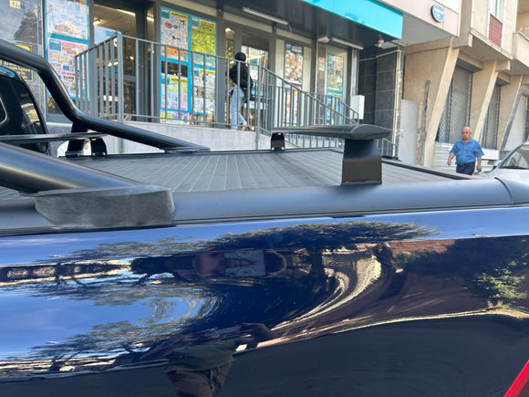 For Toyota Hilux 2015-2025 Bed Rack Cross Bar Roof Rack Alu Silver