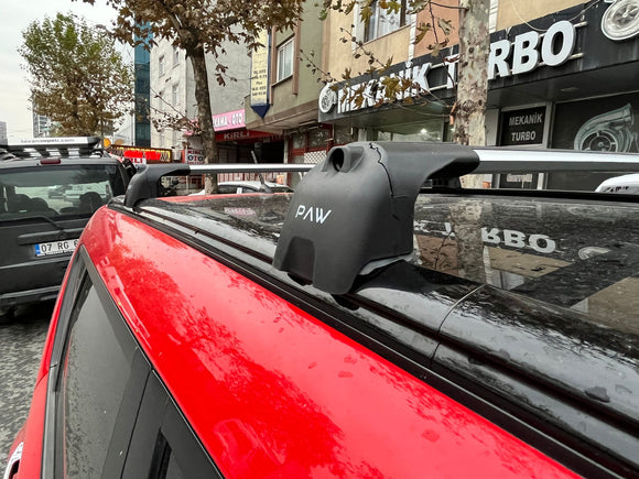 For Kia Soul 2020-2025 Roof Rack Cross Bars Flush Rail Black