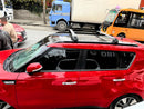 For Kia Soul 2014-2019 Roof Rack Cross Bars Flush Rail Pro 2 Black-6