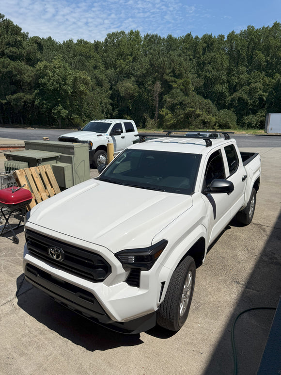 For Toyota Tacoma 2024-2025 Roof Rack Cross Bars Normal Roof Alu Silver
