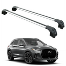 For Infiniti QX50 (J55X) 2017-2025 Roof Rack System, Aluminium Cross Bar, Silver-1