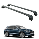 For Infiniti Qx60 (L50) Roof Rack System, Aluminium Cross Bar, Fix Point, Black-1
