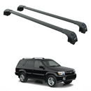 For Infiniti QX4 1997-2003 Roof Rack Cross Bars T Ray Slot Rail Black-1