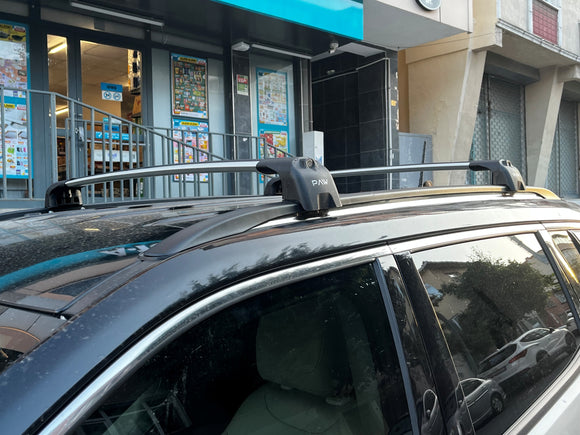 For Jeep Compass (2017-2026) Roof Rack Cross Bars Flush Rail, Silver