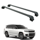 For Jeep Grand Cherokee L (2022-2025) Roof Rack Cross Bars Flush Rail, Black-1