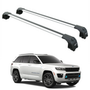 For Jeep Grand Cherokee WL (2022-2025) Roof Rack Cross Bars Flush Rail, Silver-1
