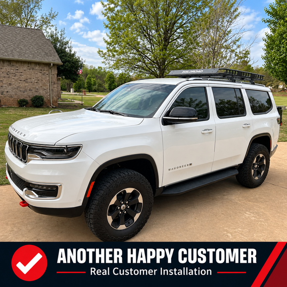 For Jeep Grand Wagoneer 2022-Up Roof Rack Cross Bars Flush Rail, 3Qty Silver