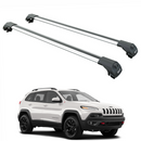 For Jeep Cherokee 2014-2023 Roof Rack Cross Bars Silver-1