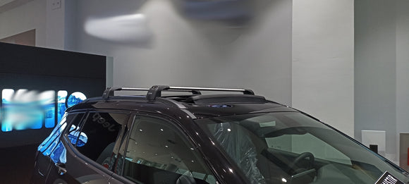 For Jeep Compass (2017-2025) Roof Rack Cross Bars Flush Rail, Black