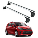 For Kia Picanto 2017-2023 Roof Rack Cross Bars Normal Roof Alu Silver-1