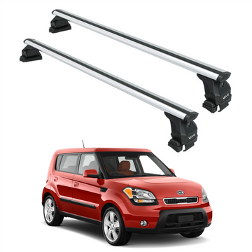 Roof Rack Cross Bars for Kia Soul 2009–2013 – Silver, Fits Normal Roof