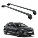 For Kia XCeed (2019-2025) Roof Rack Cross Bars Flush Rail, Black-1