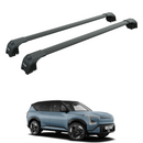 For Kia EV5 2023-2025 Roof Rack Cross Bars Flush Rail Alu Black-1