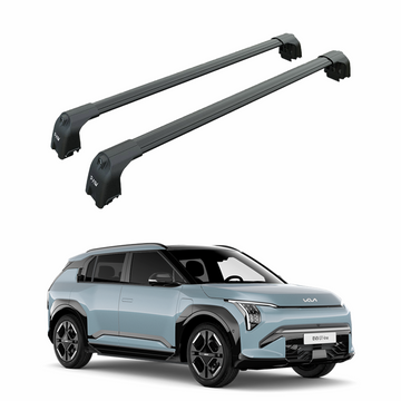 For Kia EV3 2024-2025 Roof Rack Cross Bars Flush Rail Black