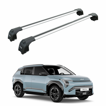 For Kia EV3 2024-2025 Roof Rack Cross Bars Flush Rail Silver