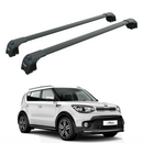 For Kia Soul 2014-2019 Roof Rack Cross Bars Flush Rail Pro 2 Black-1