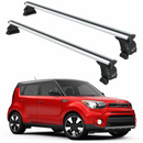 For Kia Soul 2013-2019 Roof Rack Cross Bars Fix Point Fix Pro Series Silver-1