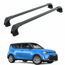 For Kia Soul 2020-2025 Roof Rack Cross Bars Fix Point Black-1