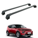 For Kia Soul 2020-2025 Roof Rack Cross Bars Flush Rail Black-1